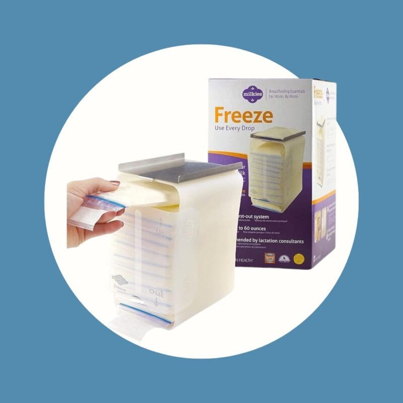 breastmilk freezing container